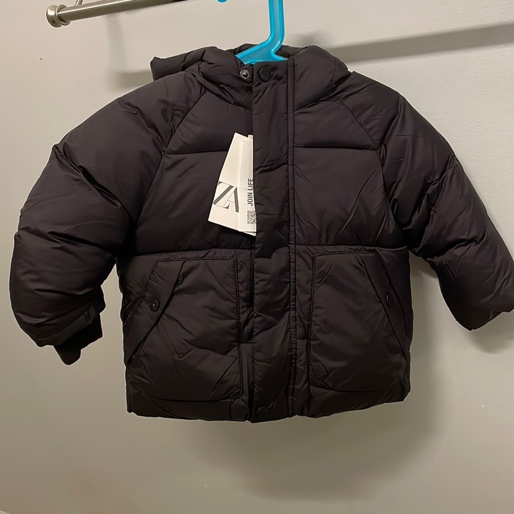 Zara black baby Boy Jacket
